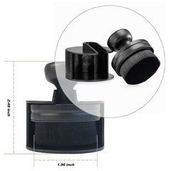Tire Shine Applicator Brush Car Detailing Dressing Brush Storage Stand Black