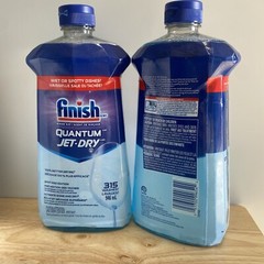 2x Finish Jet-Dry Ultra Rinse Aid, Dishwasher Rinse & Drying Agent (32 fl. oz.)