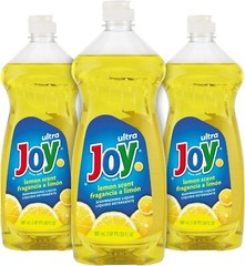 JOY Ultra Grease Cutting Dishwashing Dish Detergent Liquid Soap Lemon Scent 30OZ