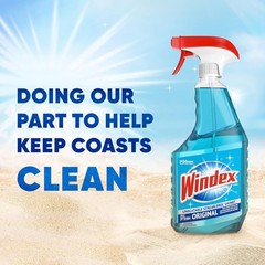Streak-Free Windex Glass Cleaner Refill, 3×32 fl oz with Spray Trigger