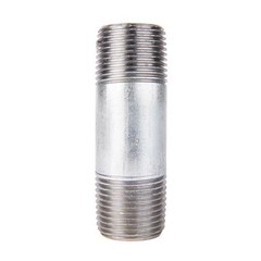 BK Products 1/2 in. MPT x 2-1/2 in. L Galvanized Steel Nipple (Pack of 5)
