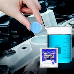 All Season Windshield Washer Effervescent Tablets Solid Concentrate Shellac