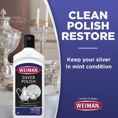 Silver Cream Cleaner 3-in-1 Anti-Tarnish Technology Safely Clean Polish Shine