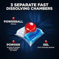 Quantum Dishwasher Pods, No Pre-Rinse Dishwasher Detergent Soap Removes 24HR …