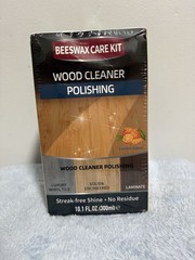 Beeswax Care Kit Wood Cleaner Liquid, Lemon Scent, 10.1 fl oz (300 ml)