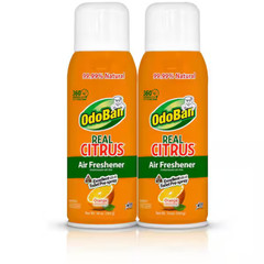 OdoBan 10 oz.​ Orange Real Citrus Air Freshener Spray 2pk