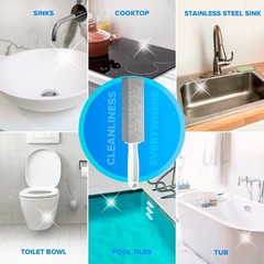 Pumice Cleaning Stone with Handle for Toilet and Bathtub Stains Pack of 4