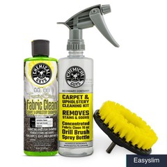 Foaming Fabric Cleaner with Drill Brush Attachment Kit Citrus 16oz