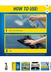 Rain-X 630177SRP Cerami-X Glass Cleaner + Water Repellent, 23Oz – Cleaning Effec