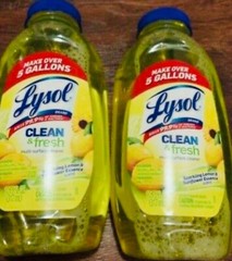 Lot of 2 🍋Multi-Surface Cleaner 10.75 oz Each Clean & Fresh CONCENTRATED