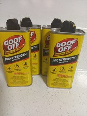 4 Pack Goof Off Professional Strength Latex Paint and Adhesive Remover $15🙀🙀