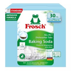Dishwasher tablets FROSCH with soda, 30 pcs.Improved Eco Formula