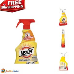 Powerful 16 Fl Oz Kitchen Degreaser Cleaner with Lemon Fragrance and No Chlorine