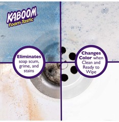 Kaboom Foam Tastic Bathroom Cleaner with OxiClean Citrus, Lemon, 19 Ounce