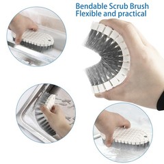 6 Pack Multipurpose Household Cleaning Set, Deep Cleaning Brush Set with Grip…