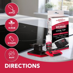 5-In-1 Cook Complete Cleaning Kit – Includes Cream, Scrubbing Pad and Scraper