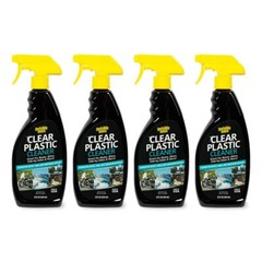 Invisible Glass 92084-4PK Clear Plastic Cleaner for Cars Motorcycles RVs