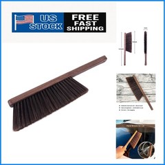 Luxury Hand Broom with Natural Wooden Handle – Soft Dusting Brush for Home Care