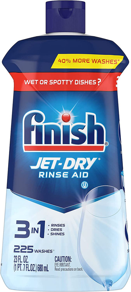 Finish Jet-Dry Rinse Aid Dishwasher Rinse Agent and Drying Agent 23 fl oz Pac…