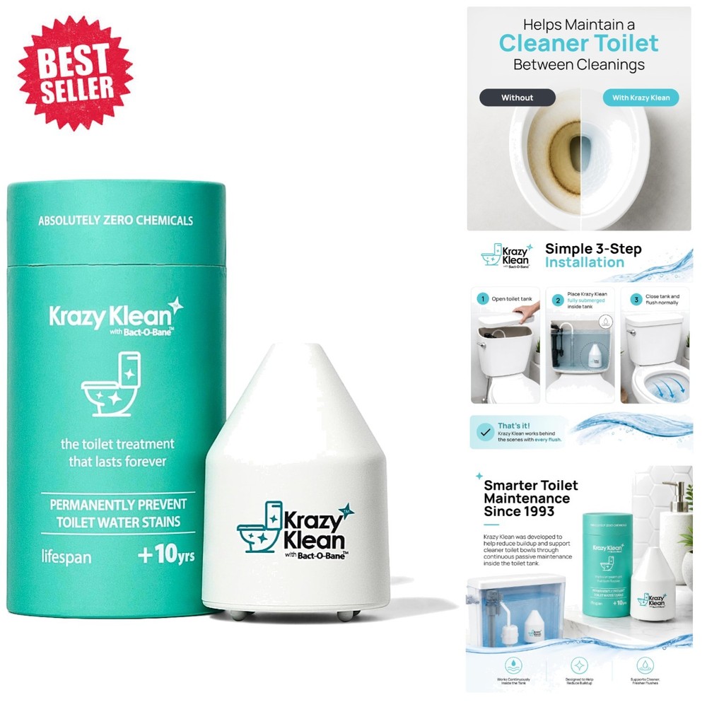 Eco-Friendly Toilet Cleaner Capsules – 4.25 Oz for Continuous Clean & No Rings