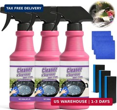 3Pcs Fast-Acting Heavy-Duty Grill Degreaser Spray,BBQ Grill Cleaner for Outdoor