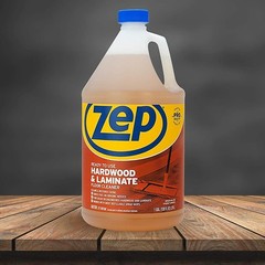 Zep Hardwood & Laminate Floor Cleaner, Brown – 1 Gallon (Pack of 4) ZUHLF128CT