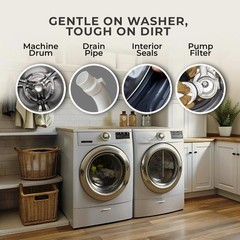 Uproot Clean Washing Machine Cleaner Tablets – 24 Pack for a 12 Month Supply. Fo