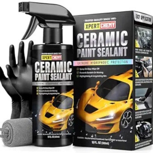 Ceramic Coating for Cars Polish, Paint Sealant Spray Enhancing Car Gloss and Col