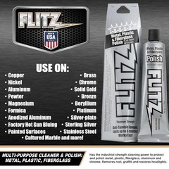 Metal Polish Paste – 1.76oz -Made Polish for Solid Chrome, Stainless Steel, &…