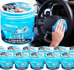 12 Pack Car Cleaning Gel Dust Remover Crumb Cleaner for Car Interior Keyboard