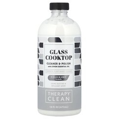 Glass Cooktop, Cleaner & Polish with Lemon Essential Oil, 16 fl oz (473 ml)