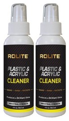 Multi-Purpose Plastic and Acrylic Cleaner Spray, 4 fl Oz, Streak-Free 2 Pack