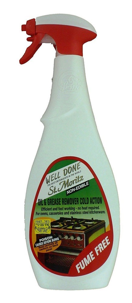 Pack of 3: WELL DONE St. Moritz Oil & Grease Remover Cold Action – 27 Oz(750 ml)