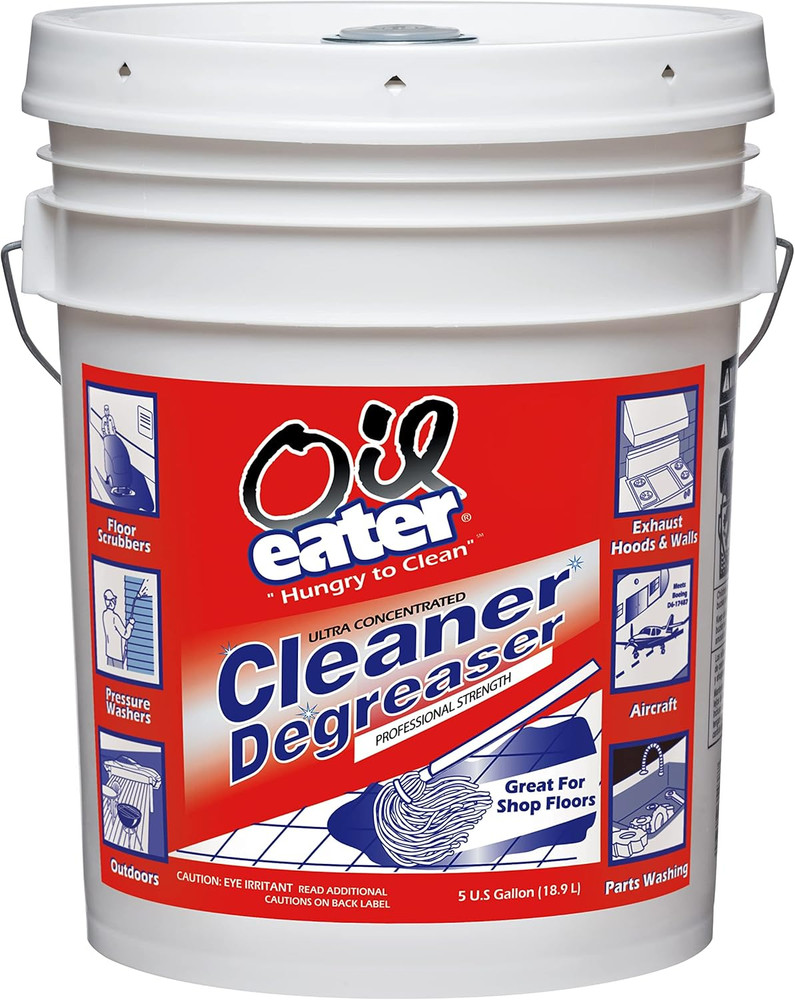 Oil Eater AOD5G35438 Original 5 Gallon Cleaner/Degreaser, Light Yellow, 640 Fl O