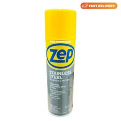 Zep No Scent Stainless Steel Polish 14 oz. Spray – Total Qty: 1