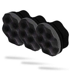 Pro Tire Hex Grip Applicator () – Tire Shine Car Detailing Foam Sponge 3 Pack