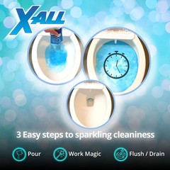 14oz Foaming Toilet Cleaner – Fume-Free Self-Activating Powder for Deep Cleaning