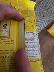 Pledge Lemon enhancing wipes