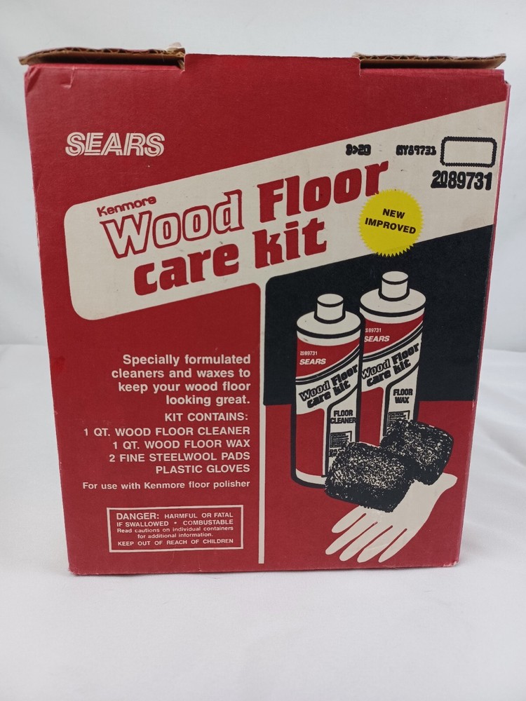 Sears Kenmore Wood Floor Care Kit Discontinued. All contents excellent condition