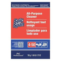 Spic and Cleaner/Degreaser, 27 Oz Box, Powder, Light Green, 12 PK 31973 Spic