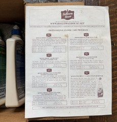 NEW HOLLOWAY HOUSE PROFESSOR FLOOR CARE KIT – Lemon Oil Floor Cleaner & Finish