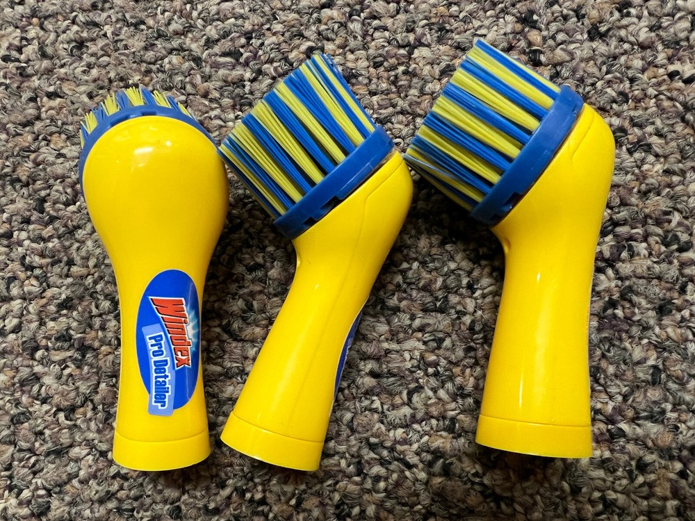 Lot of 3 NEW Windex Sonic Scrubber Large Brush Head Replacement