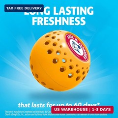 Arm & Hammer OdorBusterz® Odor Eliminator Balls, Clean Burst, 3 Count – Baking S