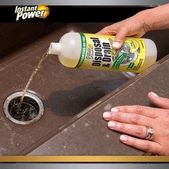 Disposal and Drain Cleaner Liquid Enzyme Clog Remover Cleans Deodorizes 33.8 oz