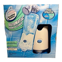 Scrubbing Bubbles Automatic Shower Cleaner Sealed One Button Dual Spray NEW
