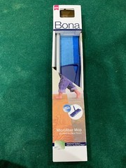 Bona Microfiber Hard-Surface Floor Mop With Cleaning And Dusting Pads- Brand New