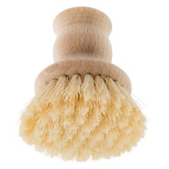 Pot Brush Set, Tampico Fiber, 2 Pack – Medium-Firm Scrub Brushes for Pots, Pa…