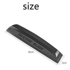 Car Clean Wiper Drying Blade Non-Scratch Soft Silicone Wrap Window Water Scraper