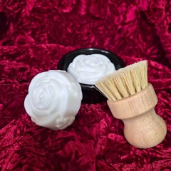 Handmade Solid Dish Soap Dish Scrubber Dishwashing No Waste Refill