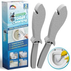 Pumice Stone for Cleaning with Handle 2 Pack – Scrubbing Stone for Porcelain,…